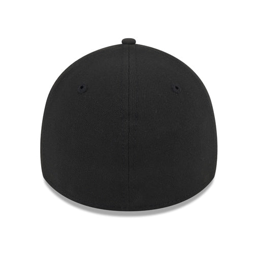 Myrtle Beach Pelicans New Era Black Pirate 39Thirty Stretch Fit Cap