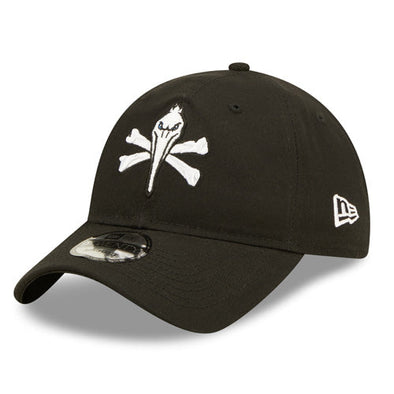 Myrtle Beach Pelicans New Era Black Pirate 9Twenty Adjustable Cap