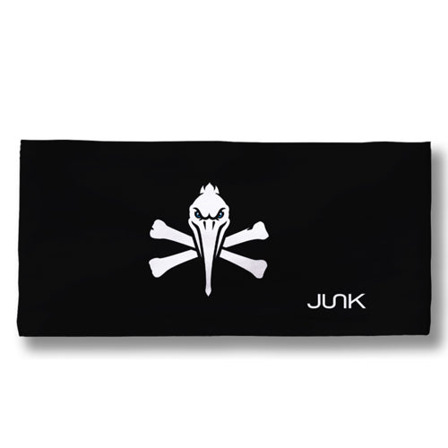 Myrtle Beach Pelicans Junk Brands Black Pirate Logo Headband