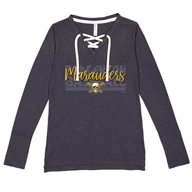 Bradenton Marauders Ladies Long Sleeve Lace Up