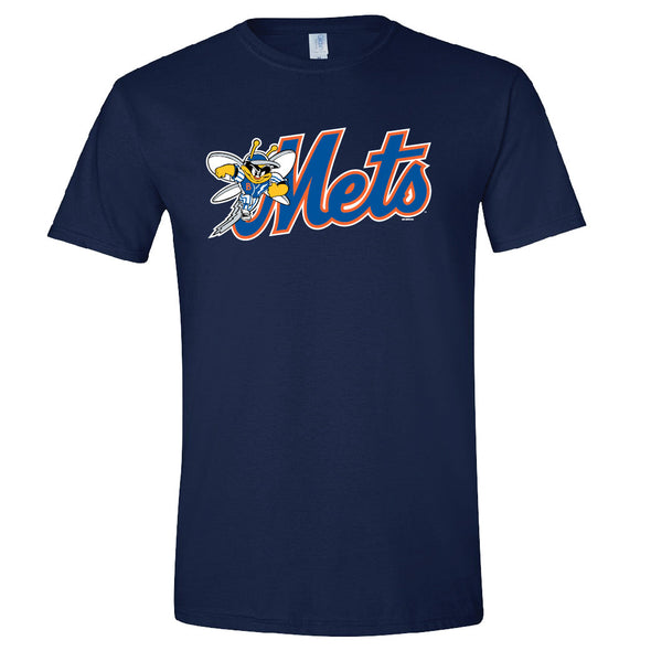 BRP New!  Adult B-Mets 100% Cotton Navy Blue T-Shirt by Bimm Ridder