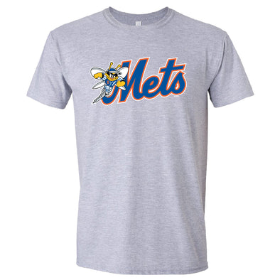 BRP New! Youth B-Mets 100% Cotton Sports Gray T-Shirt by Bimm Ridder