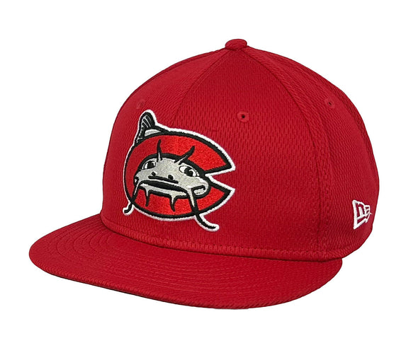 Carolina Mudcats All Red New Era 5950 BP Cap