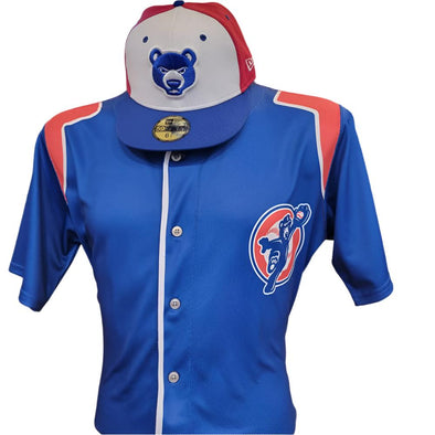 South Bend Cubs Official Game Worn Alternate Royal Blue Jersey