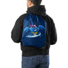 Jersey Shore BlueClaws FOCO Surfing Crab Drawstring Bag