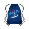 Jersey Shore BlueClaws FOCO Surfing Crab Drawstring Bag