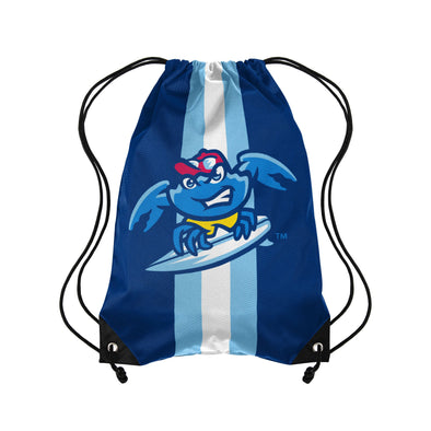 Jersey Shore BlueClaws FOCO Surfing Crab Drawstring Bag