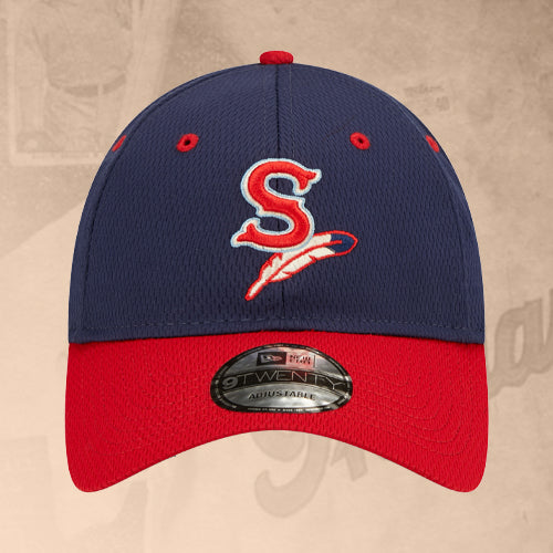 Spokane Indians BP Navy Adj Cap