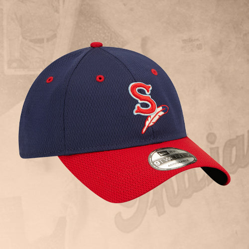 Spokane Indians BP Navy Adj Cap