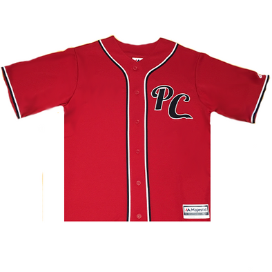 Adult Peoria Chiefs Replica Jersey - Alternate Red PC