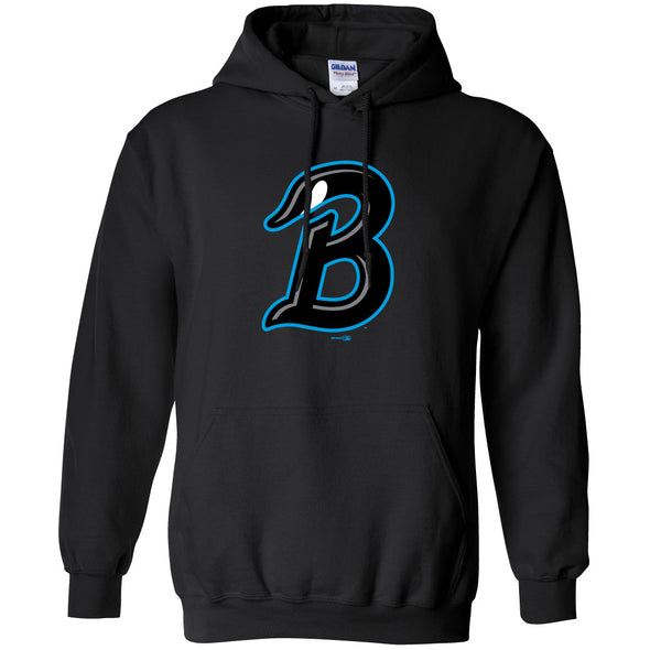 Beloit Sky Carp Black B Hoodie