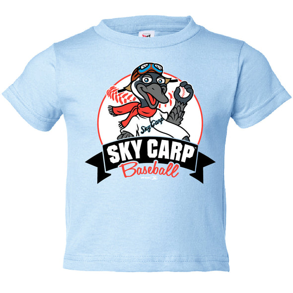 Beloit Sky Carp Light Blue Poopsie Toddler Tee