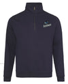 Eerie Wearies Oxford Navy 1/4 Zip Sweatshirt *NEW*