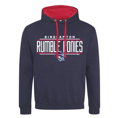 BRP Adult Navy/Red Contrast Hoodie