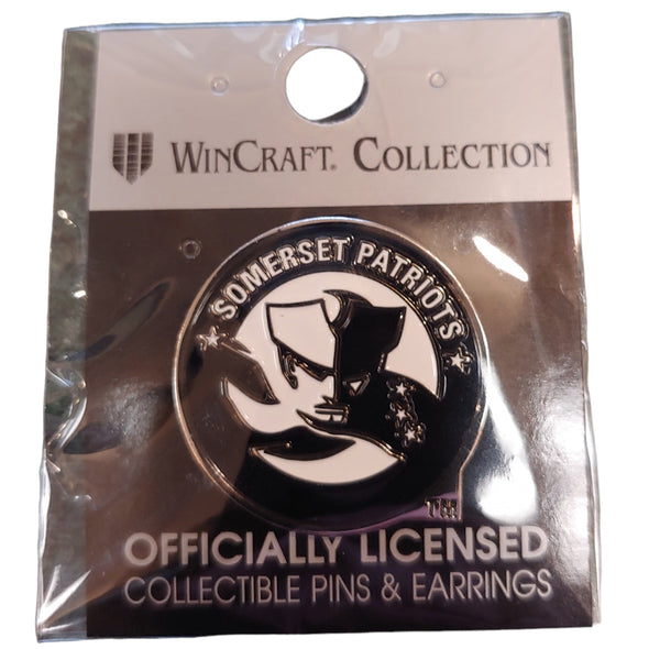 Somerset Patriots Black & White ICON Line Pin