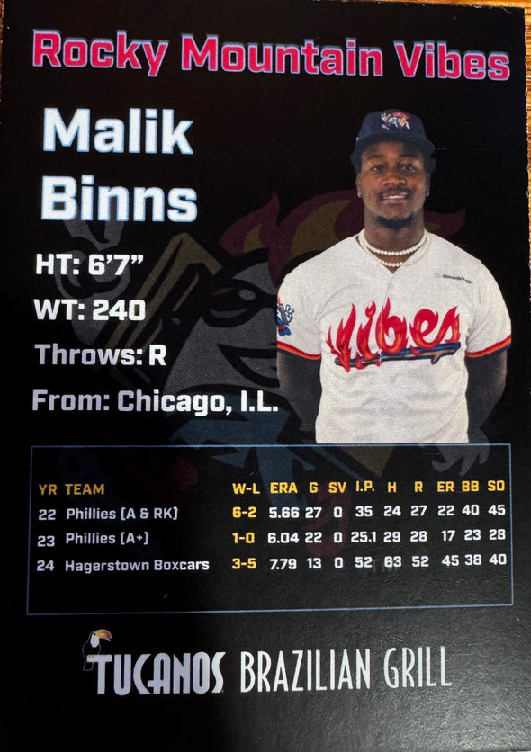 Rocky Mountain Vibes 2025 Baseball Card Set