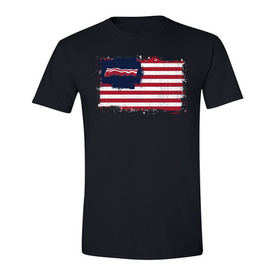 Lehigh Valley IronPigs Bacon Flag Tee
