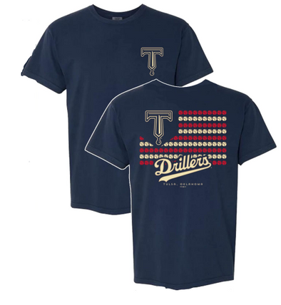 Baseball Flag T Shirt