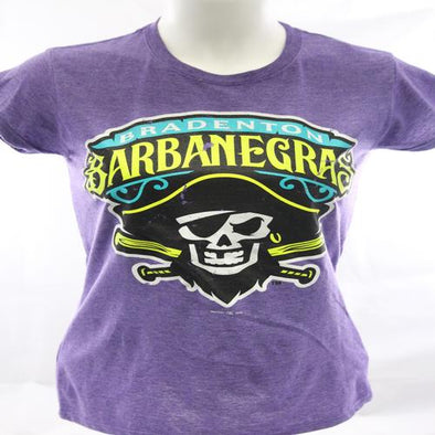 Bradenton Barbanegras Ladies Distressed Purple Tee