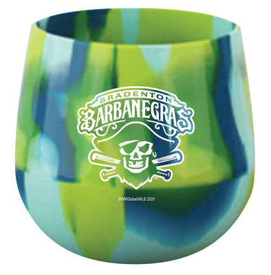 Bradenton Barbanegras Green Swirl Plastic Wine Glass