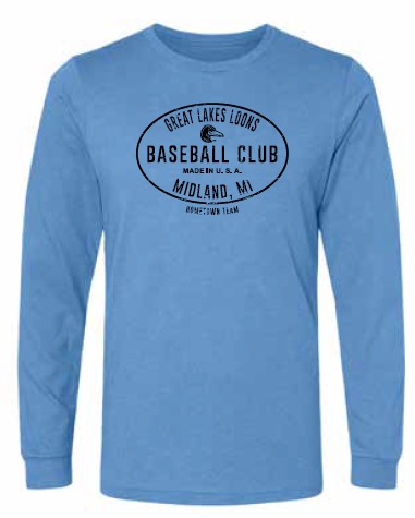 Great Lakes Loons 108 Stitches Blue Baseball Club Long Sleeve