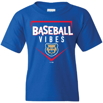 Youth Iowa Cubs Baseball Vibes Tee, Royal