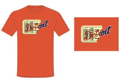 Detroit Tigers Torn Ticket T-Shirt