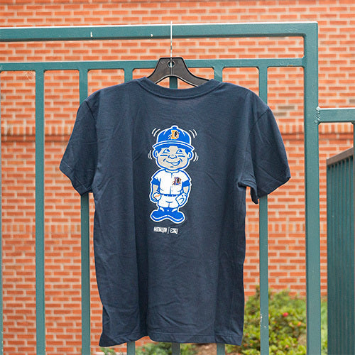 Durham Bulls Youth Bobblehead Baseballism Tee