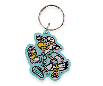 Biloxi Beach Chickens Keychain