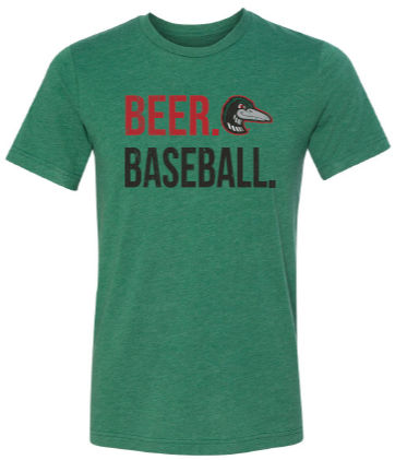 Great Lakes Loons 108 Stitches Beer & Baseball Tee