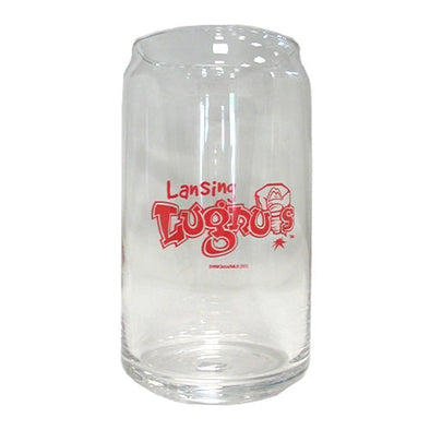 Lansing Lugnuts Beer Can Glass