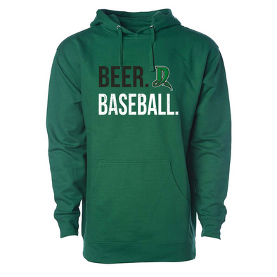 108 Stitches Men's Beer and Baseball Hoodie
