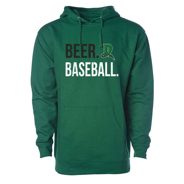 108 Stitches Men's Beer and Baseball Hoodie