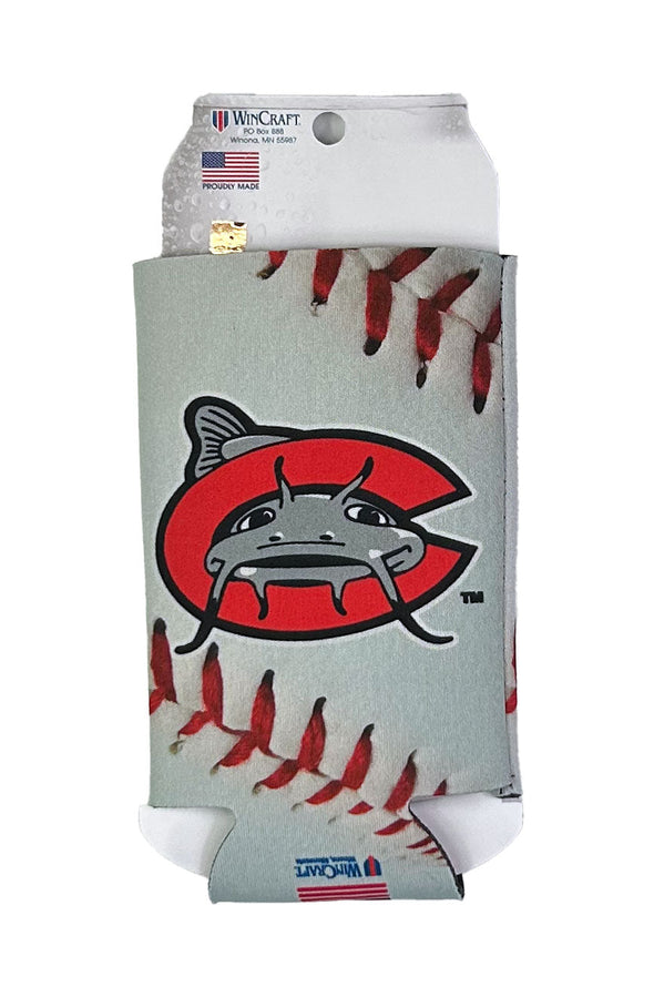 Carolina Mudcats Baseball Print Tall Boy Koozie