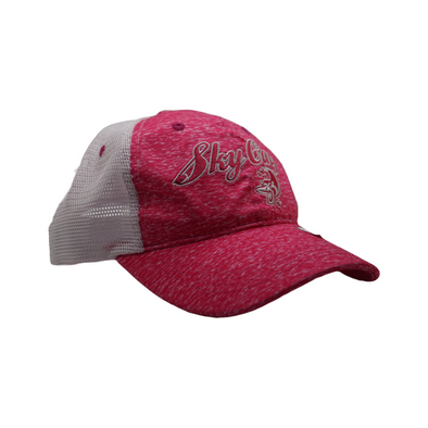 Beloit Sky Carp Youth Hot Pink Sparkly Trucker