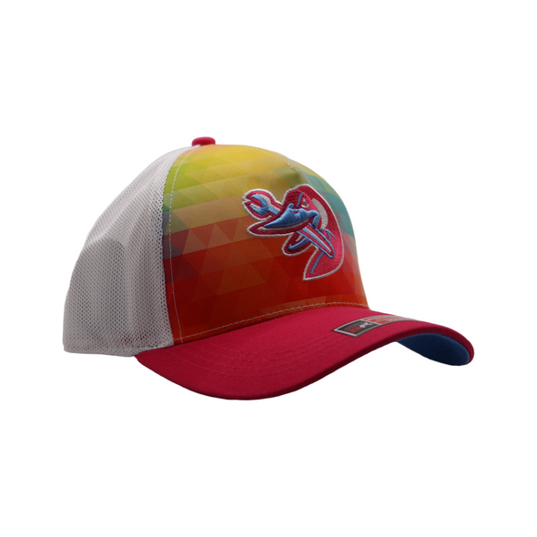 Beloit Sky Carp Rainbow/Pink Youth Trucker