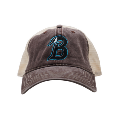 Beloit Sky Carp B Stone Trucker Hat