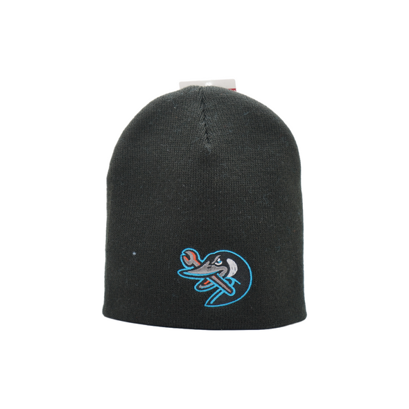 Beloit Sky Carp Black Coulter Wrench Beanie