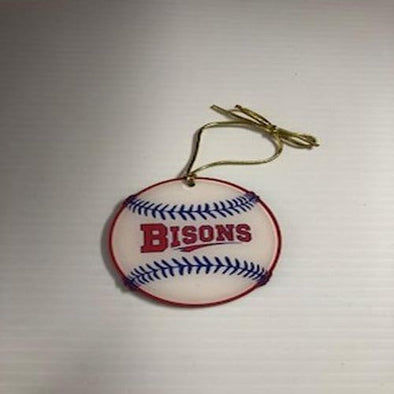 Buffalo Bisons Bisons Baseball Ornament