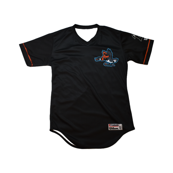 Beloit Sky Carp Alternate Black Pull Over Replica Jersey