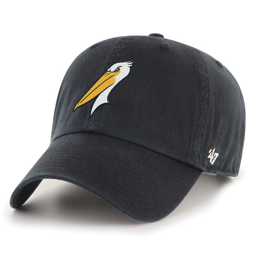 Myrtle Beach Pelicans 47 Brand Black MiLB x NCAA Coastal Carolina University Alternate Adjustable Sure Shot Clean Up Cap