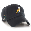 Myrtle Beach Pelicans 47 Brand Black MiLB x NCAA Coastal Carolina University Alternate Adjustable Sure Shot Clean Up Cap