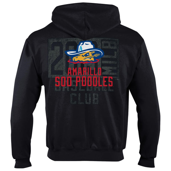 Amarillo Sod Poodles Champion Black Full Zip