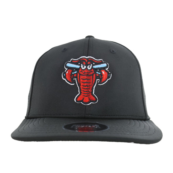 Hickory Crawdads Outdoor Cap Air50 Black Bats Logo Cap