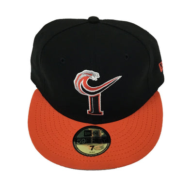 Norfolk Tides Orange & Black Retro Fitted Hat
