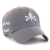 Myrtle Beach Pelicans 47 Brand Dark Gray Pirate Logo Truro Clean Up Adjustable Cap