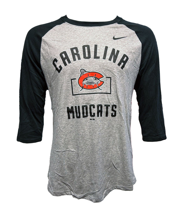 Carolina Mudcats Nike Baseball Sleeves Tee