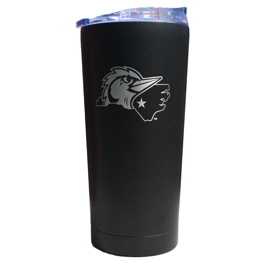 Fayetteville Woodpeckers Powdercoat Black 20 oz. Tumbler