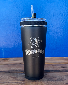 Albuquerque Isotopes Drinkware-Black Shaker