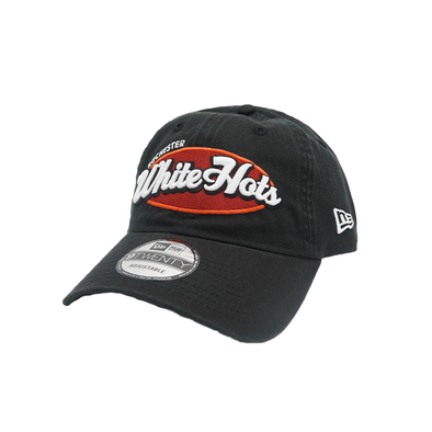 Rochester White Hots Black Wordmark Cap
